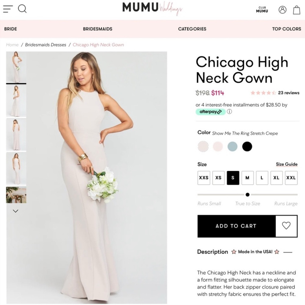 Show Me Your MuMu Cream High Neck Maxi Dress